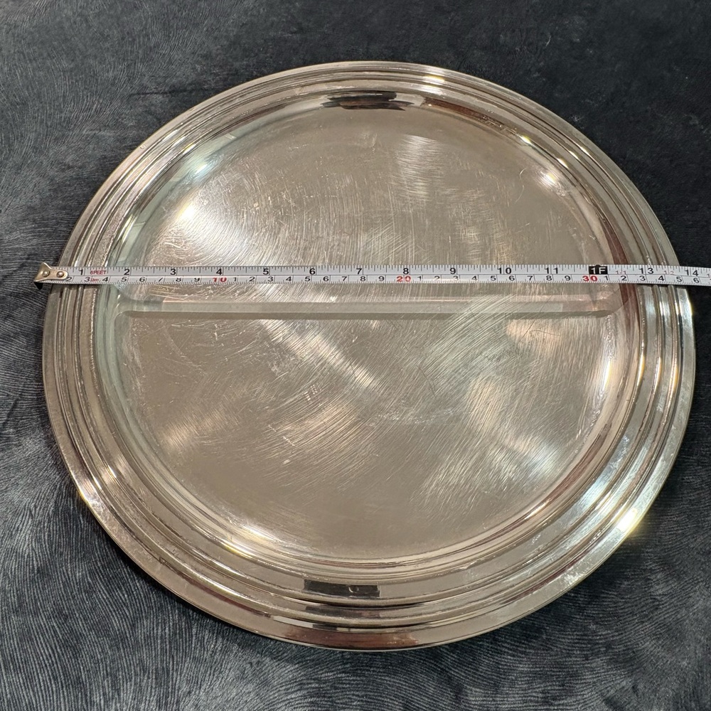 Elegant Silver Round Tray
